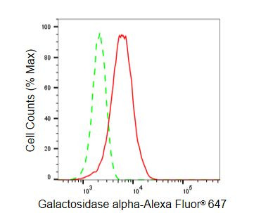 alpha Galactosidase Antibody in Flow Cytometry (Flow)