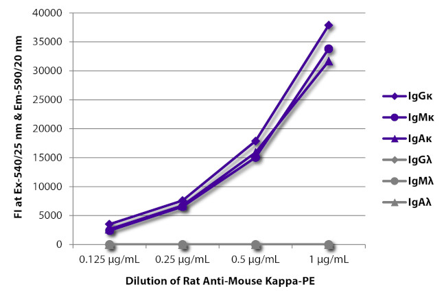 Mouse Kappa Light Chain Secondary Antibody in ELISA (ELISA)