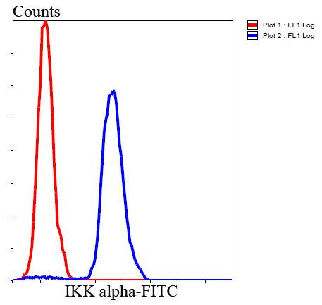 IKK alpha Antibody in Flow Cytometry (Flow)