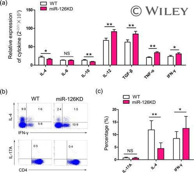 IL-4 Antibody in Flow Cytometry (Flow)