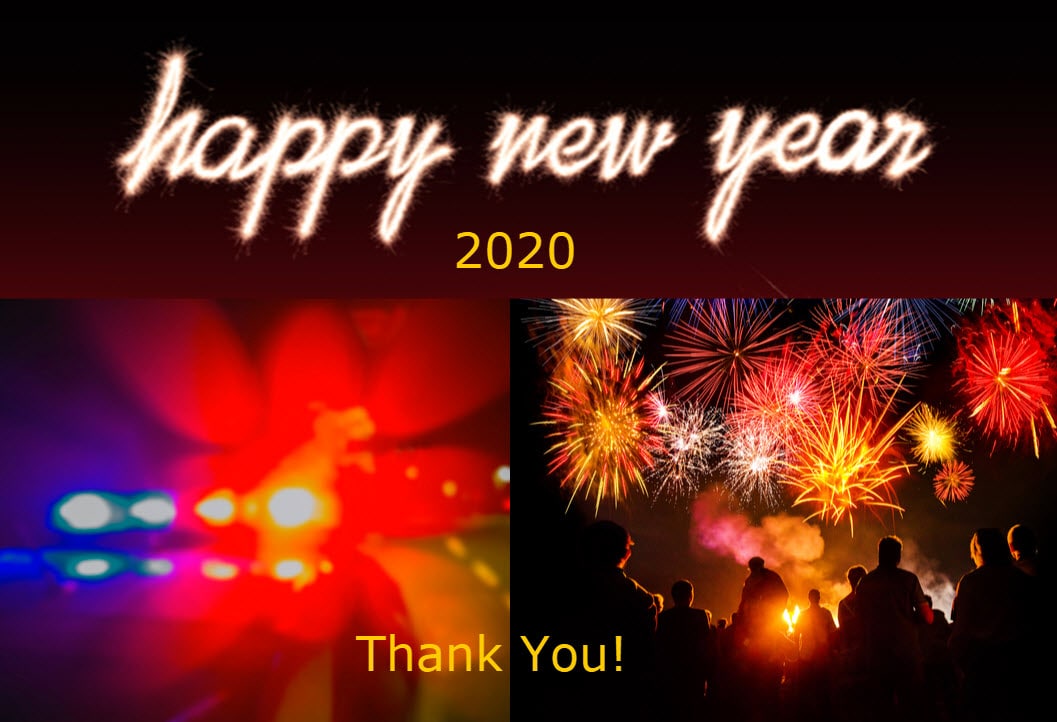  Thank  you  and Happy  New  Year  Identifying Threats