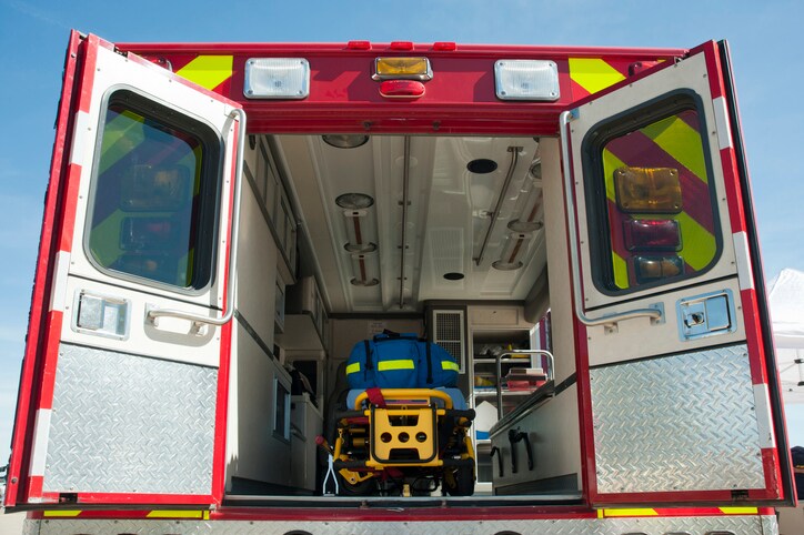 Interior of an Emergency Ambulance